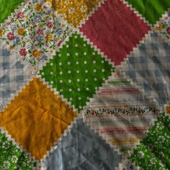 Vintage ‘70’s Sears Roebuck Country Patch Duvet/Sheet - Picture 4 of 9